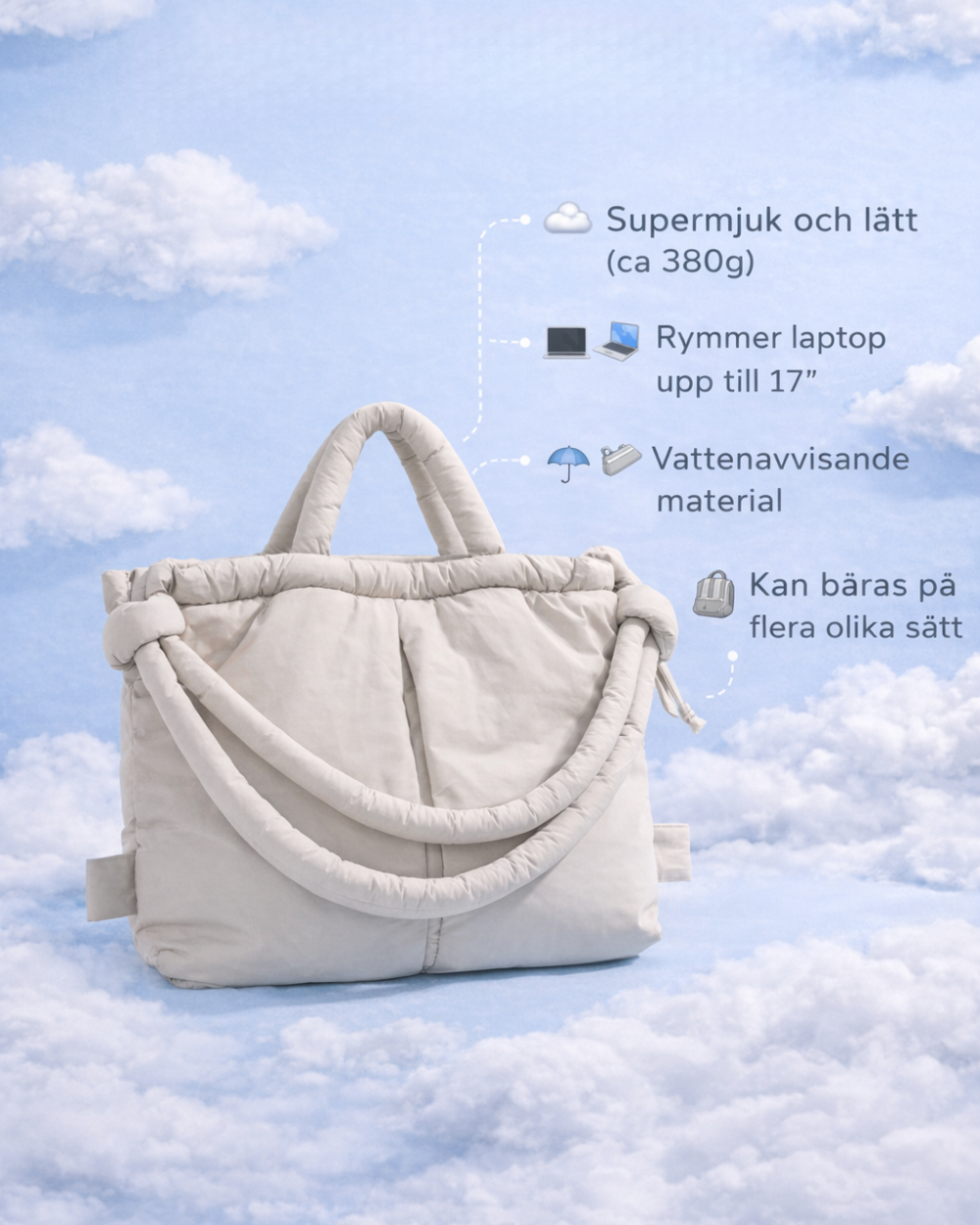 Soft Bag™ - Din väska för dagar i rörelse ☁️